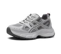 HRGKLMN Zapatillas Chunky de Mujer, Zapatos Retro de Plataforma Tipo 'Dad', Zapatillas Deportivas Transpirables, Ligeras y cómodas, Zapatos para Exteriores para Caminar y Trotar,Púrpura,36 EU