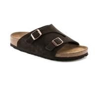 HRGKLMN Zuecos de Mujer y Hombre clásicos, Sandalias de Mujer con una Tira y Hebilla Ajustable, cómodos Zapatos Planos de Verano para Uso Diario, Playa y Vacaciones,Dunkelbraun,42 EU