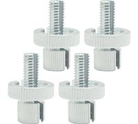 Hrippy 4pcs M8 Regulador del Tornillo Ajusticador Ajuste del Cable Ajuste del Cable Ajuste del Cable del Perno Ajuste del Freno De Motocicleta