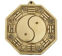 Hrippy Feng Chino Shui Tai Pagua Bagua Pakua Espejo De Cobre Espejo De Bgua Tradicional para Decoración del Hogar Adorno De Negocios