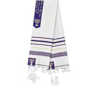 Hrippy Talit Mesiánico Tradicional, Chal De Oración Judío-Cristiano Israelí para Hombres Y Mujeres.