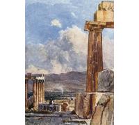 HRJUBWREE Cartel Lienzo Impresión Lienzo Moderno Pintura Pared Arte Cuadro el pórtico oriental del Erecteión visto desde el peristilo norte por John Fulleylove para Decoración de Paredes 60x90cm