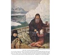 HRJUBWREE Cartel Lienzo Impresión Lienzo Moderno Pintura Pared Arte Cuadro El último de los Henry Hudson de John Collier para Decoración de Paredes 60x90cm