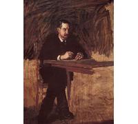 HRJUBWREE Cartel Lienzo Impresión Lienzo Moderno Pintura Pared Arte Cuadro Retrato del profesor William D. Marks por Thomas Eakins para Decoración de Paredes 60x90cm