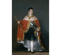 HRJUBWREE Cartel Lienzo Impresión Lienzo Moderno Pintura Pared Arte Cuadro Retrato del rey Fernando VII de España por Francisco De Goya para Decoración de Paredes 60x90cm