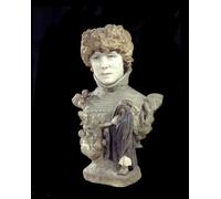 HRJUBWREE Lienzo Arte Impresión Busto de mármol de la comediante Henriette Rosine Bernard Sarah Bernhardt. Escultura de Jean León Gerome para la Decoración de la Sala de Estar 60x90cm