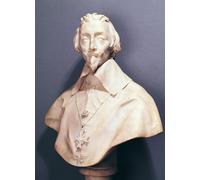 HRJUBWREE Murales Vintage Pintura de Póster Artística Imagen Lienzo Busto del Cardenal Richelieu por Gian Lorenzo Bernini para Decoraciones del Hogar 60x90cm