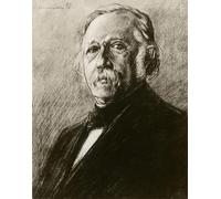 HRJUBWREE Murales Vintage Pintura de Póster Artística Imagen Lienzo Theodor Fontane Dibujo V Mliebermann por Max Liebermann para Decoraciones del Hogar 60x90cm