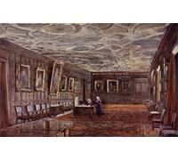 HRJUBWREE Pinturas Famosas Lienzo Arte Impresión Arte de Pared Cuadro CombinationRoomt Johns College por William Matthison para la Decoración de la Sala de Estar 60x90cm