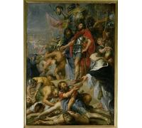 HRJUBWREE Pinturas Famosas Lienzo Arte Impresión Arte de Pared Cuadro el Macabeo de Peter Paul Rubens para la Decoración de la Sala de Estar 60x90cm