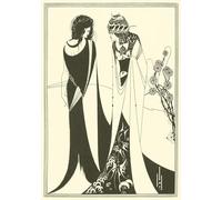 HRJUBWREE Pinturas Famosas Lienzo Arte Impresión Arte de Pared Cuadro Juan de Aubrey Beardsley para la Decoración de la Sala de Estar 60x90cm