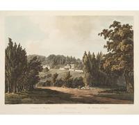 HRJUBWREE Pinturas Famosas Lienzo Arte Impresión Arte de Pared Cuadro La residencia de Rousseau Ilustración de Versalles por John Claude Nattes para la Decoración de la Sala de Estar 60x90cm