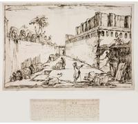 HRJUBWREE Pinturas Famosas Lienzo Arte Impresión Arte de Pared Cuadro la Tumba de los Istacidi Pompeya de Battista Piranesi para la Decoración de la Sala de Estar 60x90cm