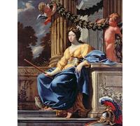 HRJUBWREE Pinturas Famosas Lienzo Arte Impresión Arte de Pared Cuadro Retrato alegórico de Ana de Austria por Simon Vouet para la Decoración de la Sala de Estar 60x90cm