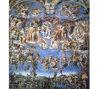 HRJUBWREE Pinturas Famosas Retratos Sobre Lienzo Pinturas Murales el juicio final de miguel angel buonarroti para la Decoración del Hogar del Dormitorio 60x90cm