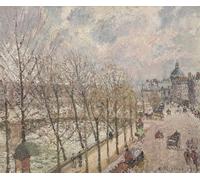 HRJUBWREE Pinturas Famosas Retratos Sobre Lienzo Pinturas Murales el Quai Malaquais y el Instituto por Camille Jacob Pissarro para la Decoración del Hogar del Dormitorio 60x90cm