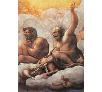 HRJUBWREE Pinturas Famosas Retratos Sobre Lienzo Pinturas Murales los Apóstoles Pedro y Pablo Detalle de la Cúpula Fresco Correggio para la Decoración del Hogar del Dormitorio 60x90cm