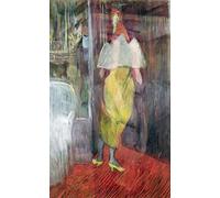 HRJUBWREE Pinturas Famosas Retratos Sobre Lienzo Pinturas Murales Mujer entrando en un palco en el teatro de Henri De Toulouse Lautrec para la Decoración del Hogar del Dormitorio 60x90cm