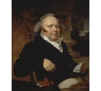 HRJUBWREE Pinturas Famosas Retratos Sobre Lienzo Pinturas Murales Retrato de Jacob Gerard por Rembrandt Peale para la Decoración del Hogar del Dormitorio 60x90cm