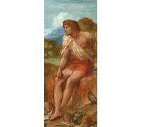 HRJUBWREE Pinturas Famosas Retratos Sobre Lienzo Pinturas Murales Sansón de George Frederic Watts para la Decoración del Hogar del Dormitorio 60x90cm