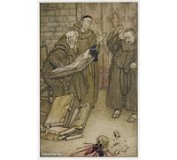HRJUBWREE Pinturas Famosas Retratos Sobre Lienzo Pinturas Murales Si alguien mintió o si alguien juró por Arthur Rackham para la Decoración del Hogar del Dormitorio 60x90cm