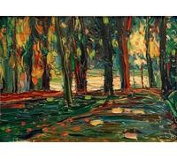 HRJUBWREE Pinturas Famosas Retratos Sobre Lienzo Pinturas Murales Von Saint Cloud de Wassily Kandinsky para la Decoración del Hogar del Dormitorio 60x90cm