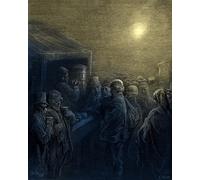 HRJUBWREE Vintage Lienzo Pintura Cuadro en Lienzo Impresión Pared Arte Dentro de los de Gustave Dore para la Decoración del Hogar de la Oficina 60x90cm