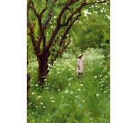 HRJUBWREE Vintage Lienzo Pintura Cuadro en Lienzo Impresión Pared Arte El huerto de Thomas Gotch para la Decoración del Hogar de la Oficina 60x90cm