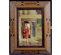 HRJUBWREE Vintage Lienzo Pintura Cuadro en Lienzo Impresión Pared Arte Entrada al harén de John Frederick Lewis para la Decoración del Hogar de la Oficina 60x90cm