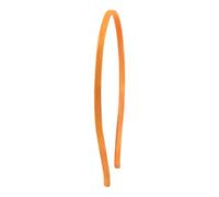 Hrlace 2 diademas sólidas para el cabello de tela cubierta fina antideslizante diadema DIY diadema simple decoración para mujeres niñas tocado día día festival fiesta naranja