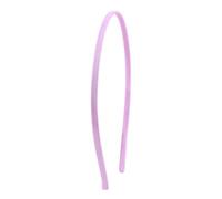 Hrlace 2 diademas sólidas para el cabello de tela cubierta fina antideslizante diadema DIY diadema simple decoración para mujeres niñas tocado diario festival fiesta violeta claro