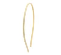 Hrlace 2 diademas sólidas para el cabello de tela cubierta fina antideslizante diadema DIY simple diadema decoración para mujeres niñas tocado día día festival fiesta amarillo