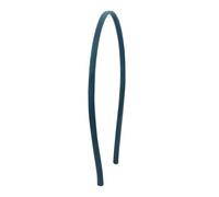 Hrlace 2 diademas sólidas para el cabello de tela cubierta fina antideslizante diadema DIY simple diadema decoración para mujeres niñas tocado día día festival fiesta verde oscuro