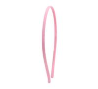 Hrlace 2 diademas sólidas para el cabello de tela cubierta fina antideslizante diadema DIY simple diadema decoración para mujeres niñas tocado día día festival fiesta rosa