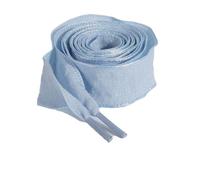 Hrlace 2 pares de cordones planos de cinta de 2,5 cm de ancho, cordones plisados, cordones de repuesto modernos para zapatillas de deporte, zapatillas de deporte, mujeres, niñas, adultos y niños, azul