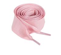 Hrlace 2 pares de cordones planos de cinta de 2,5 cm de ancho, cordones plisados, cordones de repuesto modernos para zapatillas de deporte, zapatillas de deporte, mujeres, niñas, adultos y niños, rosa