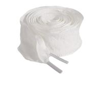 Hrlace 2 pares de cordones planos de cinta de 2,5 cm de ancho, cordones plisados, cordones de repuesto modernos para zapatillas de deporte, zapatillas de deporte, mujeres, niñas, adultos y niños