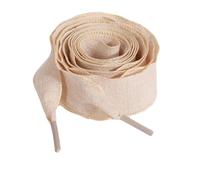 Hrlace 2 pares de cordones planos de cinta de 2,5 cm de ancho, cordones plisados, cordones de repuesto modernos para zapatillas de deporte, zapatillas de deporte, mujeres, niñas, adultos y niños