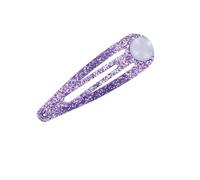 Hrlace 20 pinzas para el pelo con purpurina, para niñas, 5 cm, con lentejuelas, pinzas para el pelo, pinzas de metal para el pelo, pinzas para el pelo en color caramelo para niños, mujeres, violetas