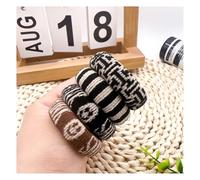 Hrlace Gomas para el pelo Scrunchies para mujer, coleta, cinta para el pelo, algodón grueso, elástico, suave, grueso, anillos para el pelo, accesorios para el cabello para mujeres y niñas, todo tipo