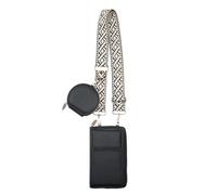 Hrlace Handytasche zum Umhängen Damen Handy Umhängetasche kleine PU-Leder Handytasche mit Geldbörse Crossbody Schultertasche mit Kartenfächer Verstellbarem Breite Schultergurt für Frauen Schwarz #3
