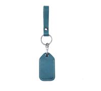 Hrlace Leder Zugangskartenhalter RFIDSchlüsselanhänger NFC Smart Key Tag Schutzhülle Karte RFID Pod ID-Karten-Schutzhülle Allgemeine Zugangskartenhülle LederSchlüsselanhänger Lang-Navy