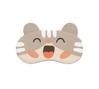 Hrlace Linda máscara de ojos de dibujos animados para dormir, máscara de ojos de felpa suave para dormir, cubierta de ojos, máscara de ojos cómoda para niños, niñas, niños, mujeres, hombres, KB-14, 2