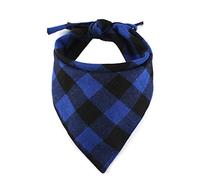 Hrlace Pañuelo para perros a cuadros, pañuelo clásico para perros, bandana de algodón, pañuelo para el cuello para cachorros, bufanda triangular para perros y gatos pequeños, grandes, medianos y