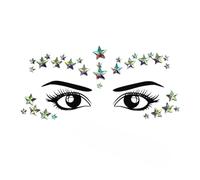 Hrlace Piedras preciosas, tatuajes temporales, piedras brillantes, autoadhesivas, brillantes, piedras preciosas para cara, carnaval musical, fiesta, carnaval, Halloween, festivales, maquillaje, 10 #