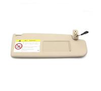 HRLKW Visera parasol con espejo retrovisor compatible con VW Mk5 Golf 5 2005-2011 Golf 6 Passat B6 B7 CC 2010-2018 (izquierda, color beige).(Right beige)