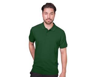 HRM 301 Camisa de Polo, Verde Botella, L Hombres