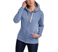 HRM Chaqueta F Sudadera con Capucha, Azul Celeste, S para Mujer