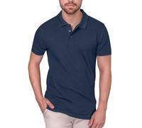HRM Heavy Stretch M Polo, Azul Marino (04-Azul Marino), S para Hombre
