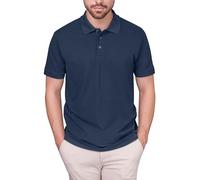 HRM Luxury M Polo, Azul Marino, L para Hombre